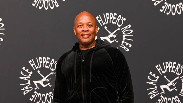 Dr. Dre attends the launch of Flipper&#x27;s Roller Boogie Palace
