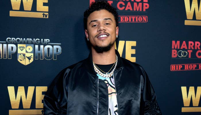 Lil Fizz on red carpet