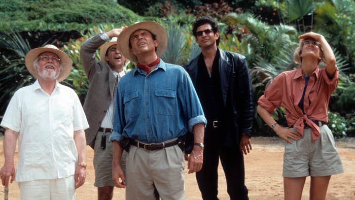 A scene from the film &#x27;Jurassic Park.&#x27;