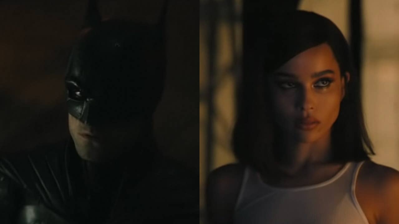 Screenshot of the trailer for 'The Batman'