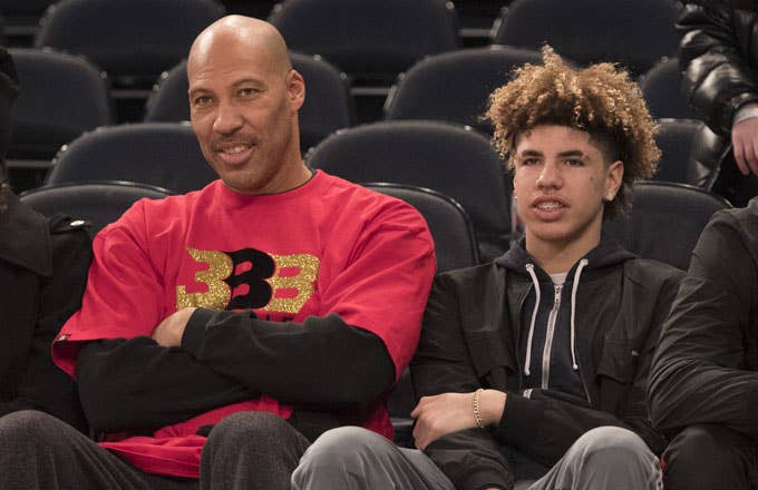 LaVar and LaMelo Ball