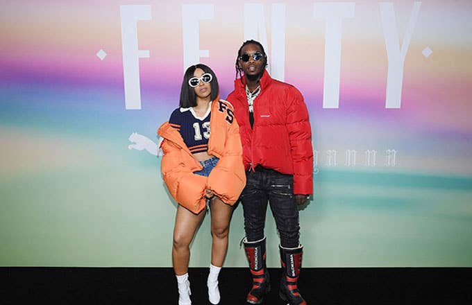 Cardi B and Offset.