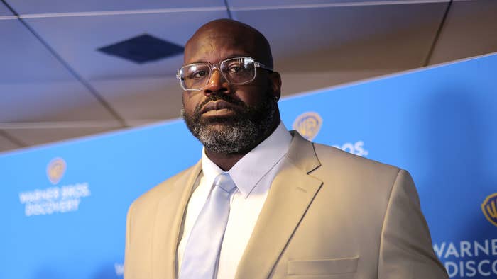 Shaquille O&#x27;Neal attends the Warner Bros. Discovery Upfront 2022