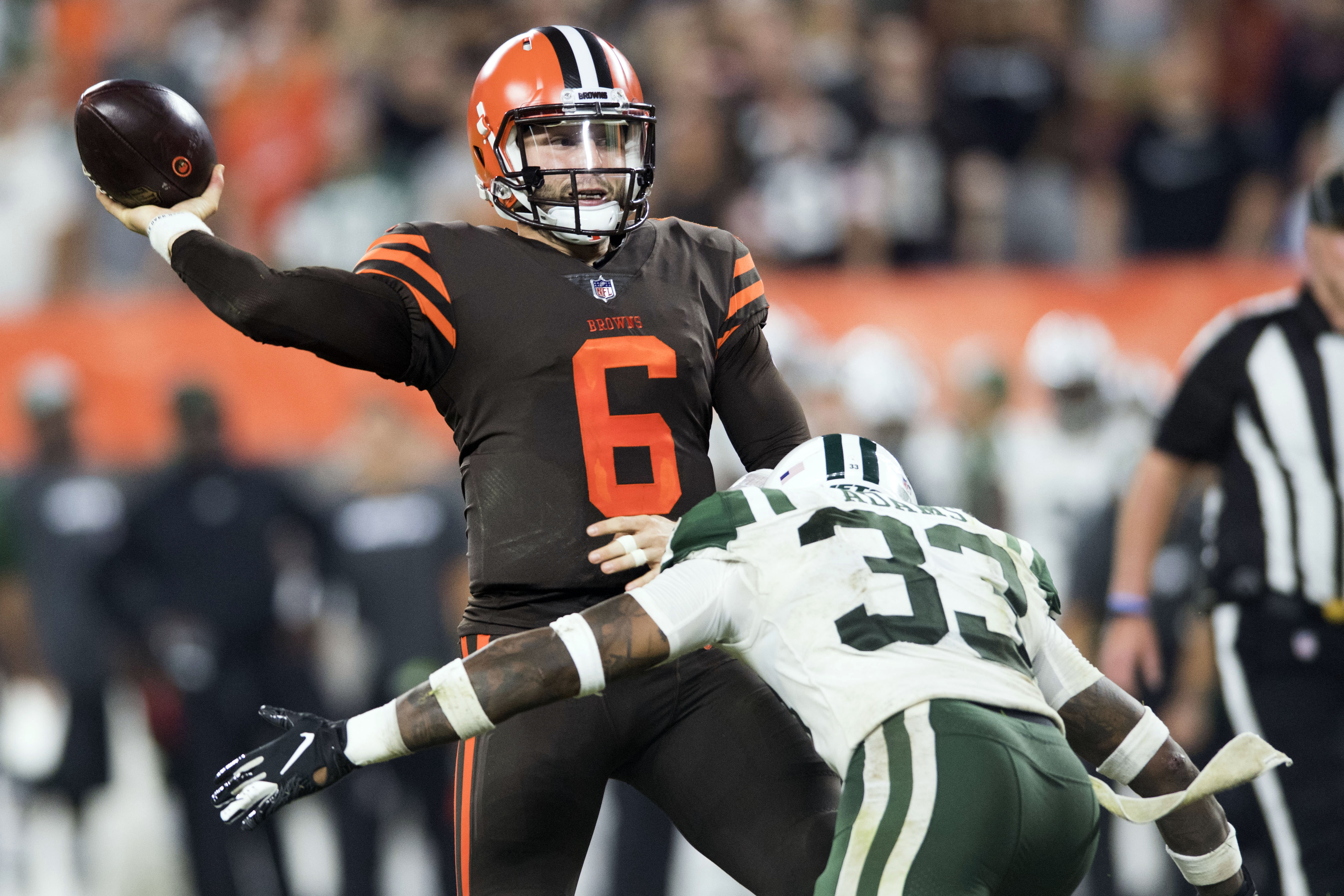 Baker Mayfield Browns Jets 2018