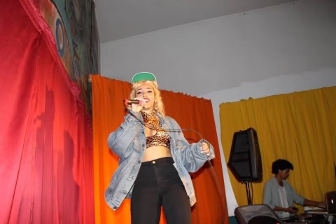 Doja Cat at a cypher in Los Angeles