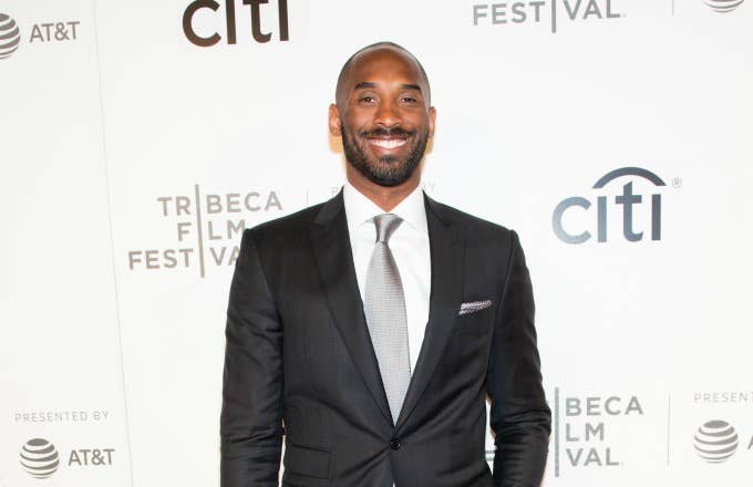 Kobe Bryant hits the red carpet at the Tribeca Film Festival.