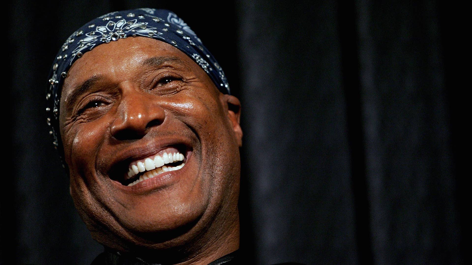 Comedian Paul Mooney takes part in a discussion panel