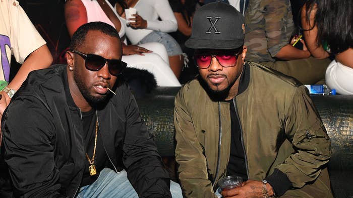 Sean &quot;Diddy&quot; Combs and Jermaine Dupri attend XS Lounge
