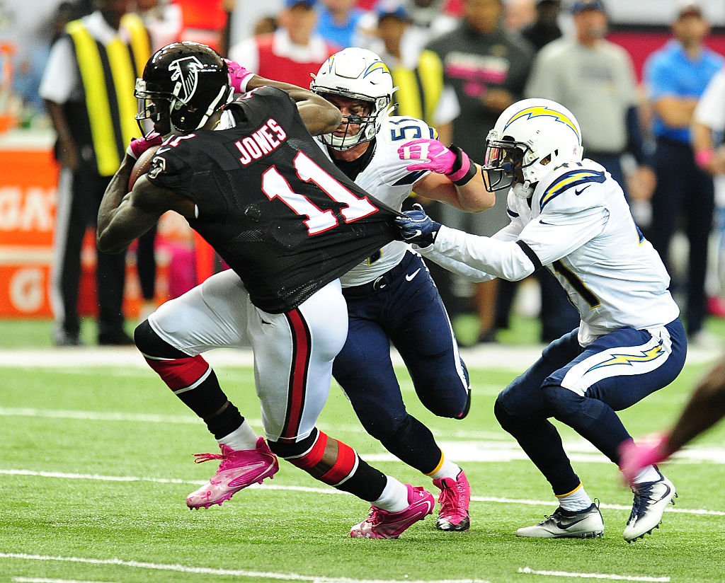 Julio Jones Chargers Falcons 2016