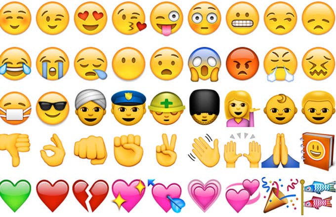 45 emojis for you to use, improperly or not.