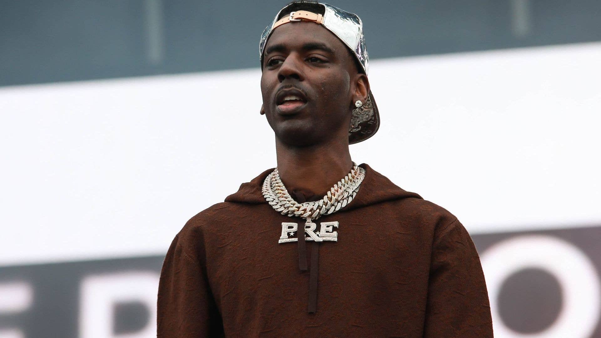 Young Dolph performs during Rolling Loud New York 2021