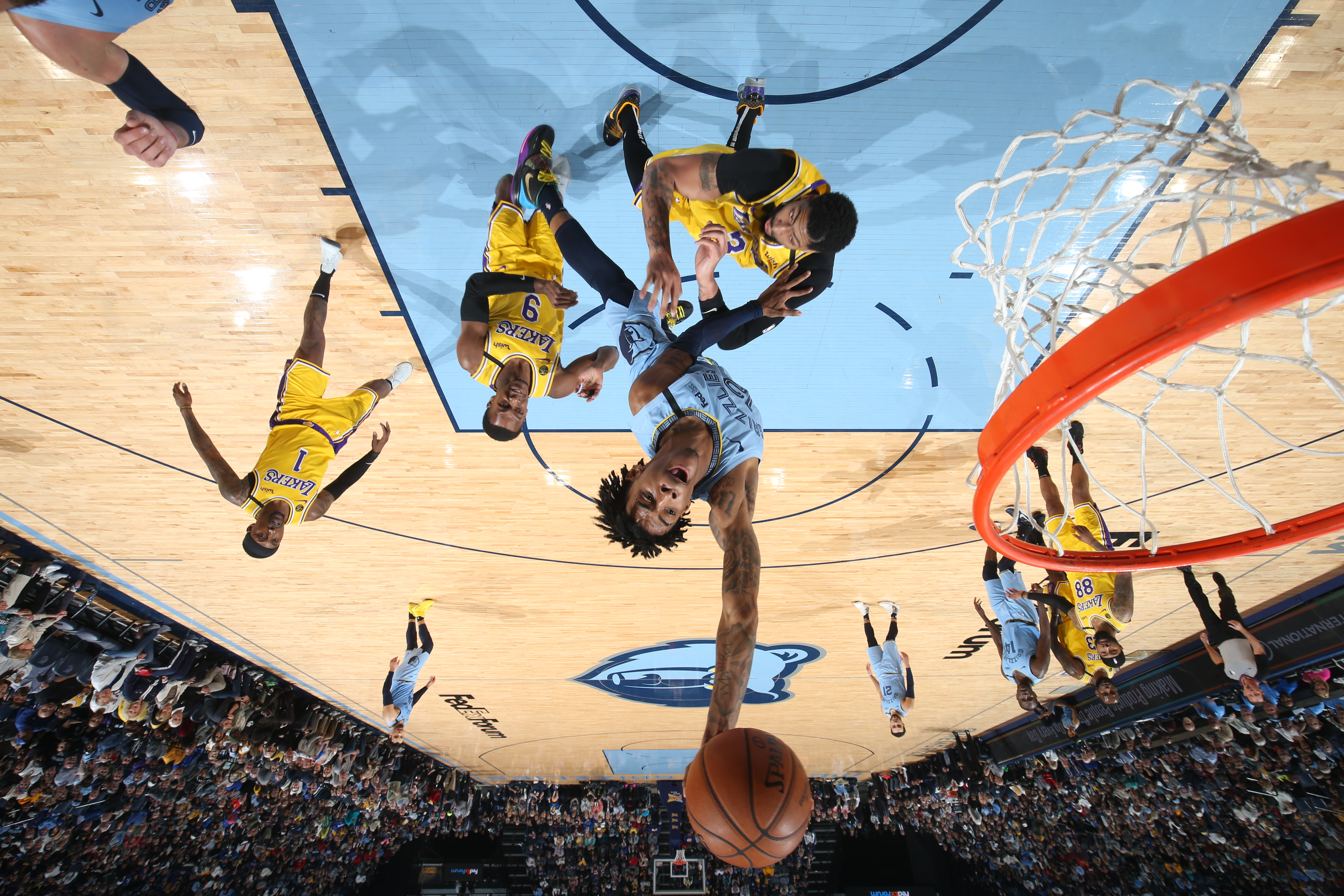 Ja Morant Dunks Against Lakers