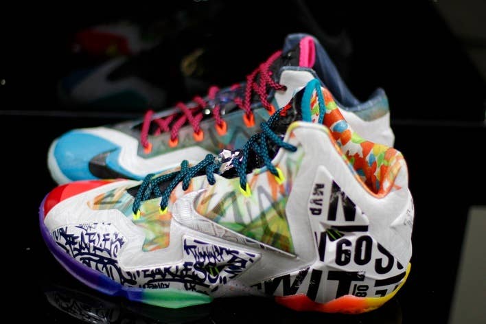 Agarrar Talla Volcánico Every LeBron Sneaker in the Nike LeBron XI "What The" | Complex