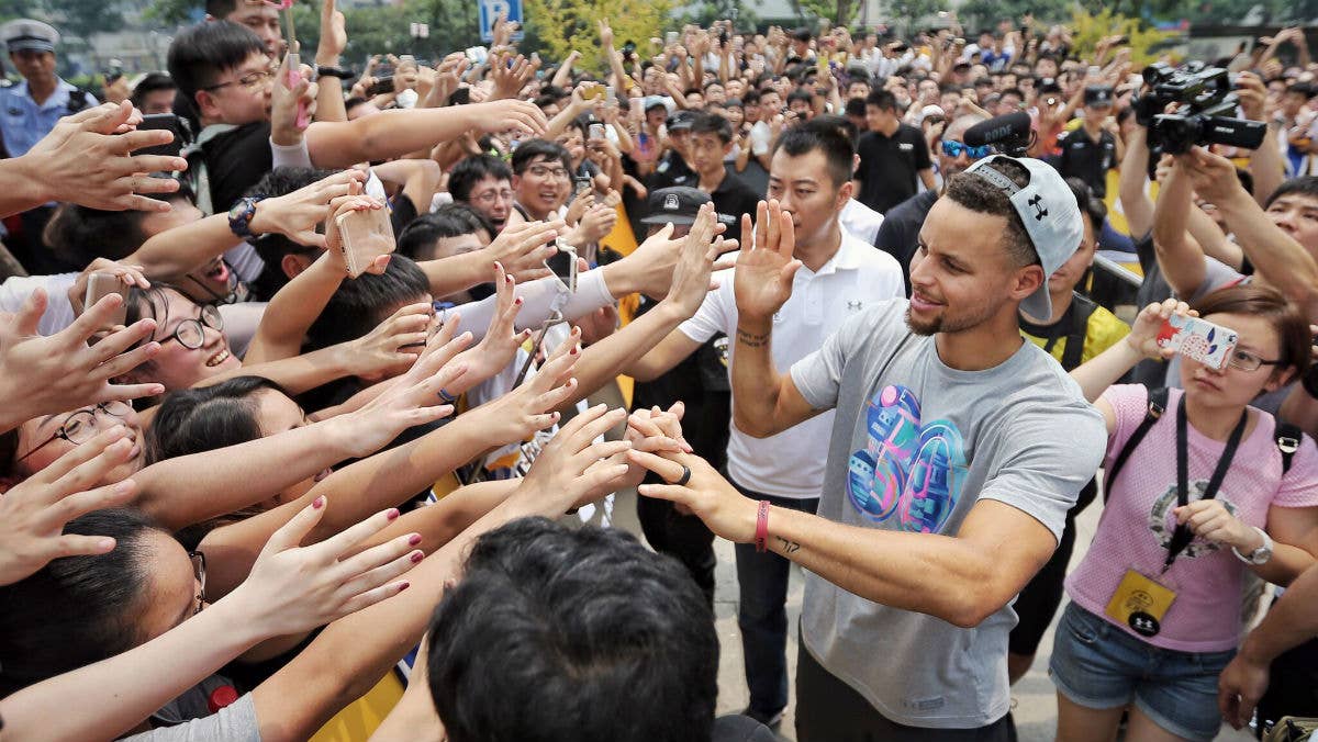 Stephen Curry Under Armour Asia Tour