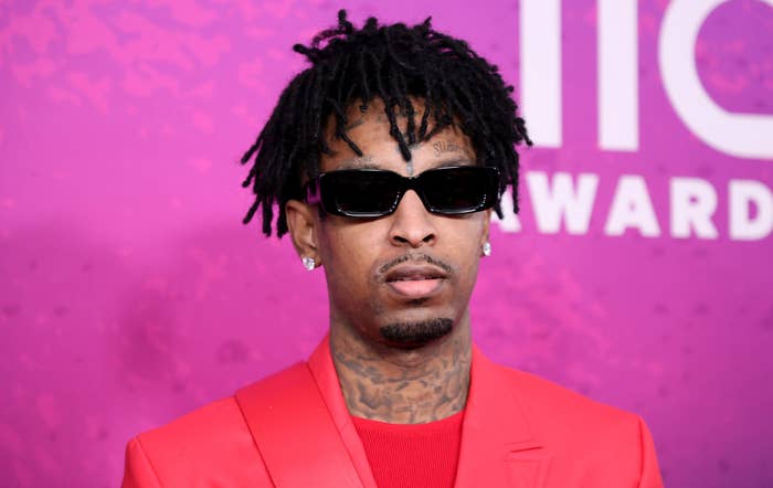 21 Savage attends The 2021 Soul Train Awards