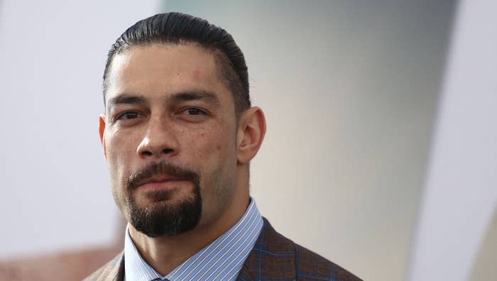 Roman Reigns attends the Premiere Of Universal Pictures&#x27; &quot;Fast &amp; Furious Presents: Hobbs &amp; Shaw&quot; at Dolby Theatre on July 13, 2019