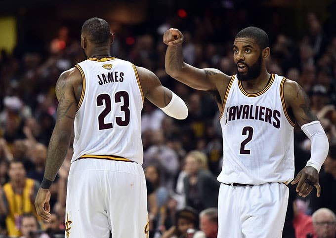 kyrie irving and lebron james