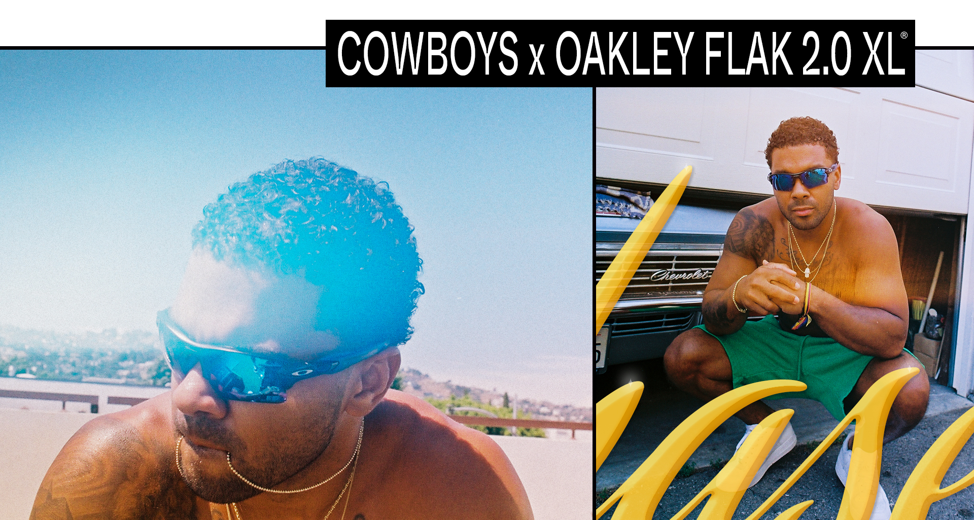 Oakley Dallas Cowboys Flak 2.0 XL Sunglasses