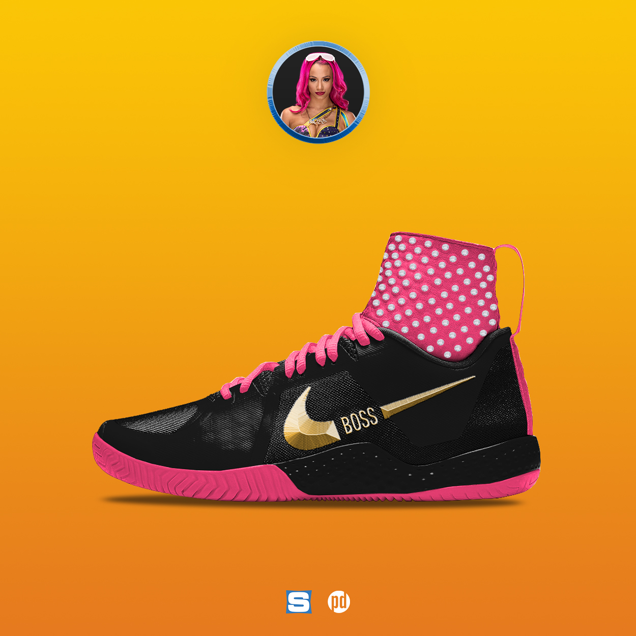 Sasha Banks x Nike Serena Flare