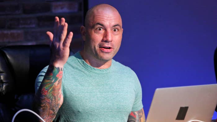 "Podcast" -- Pictured: Host Joe Rogan.