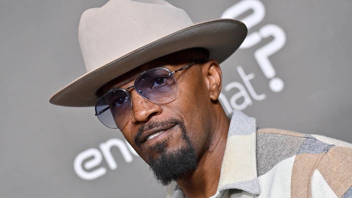 Jamie Foxx attends the Los Angeles Screening of "Below The Belt"