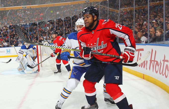 Devante Smith Pelly of the Washington Capitals.