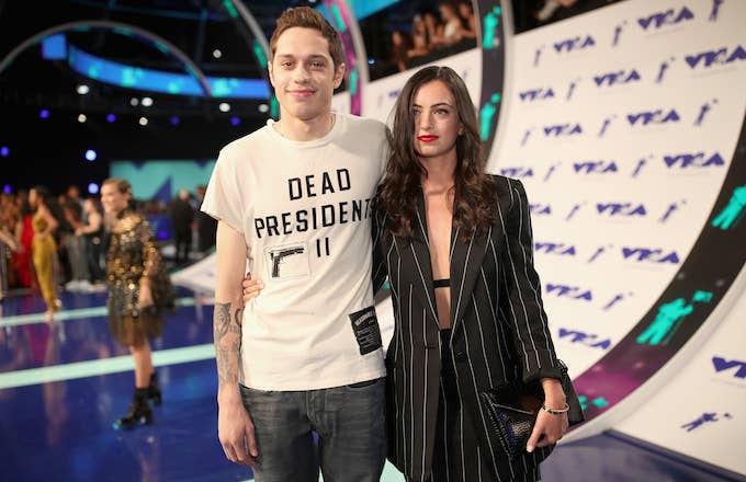 Pete Davidson and Cazzie David