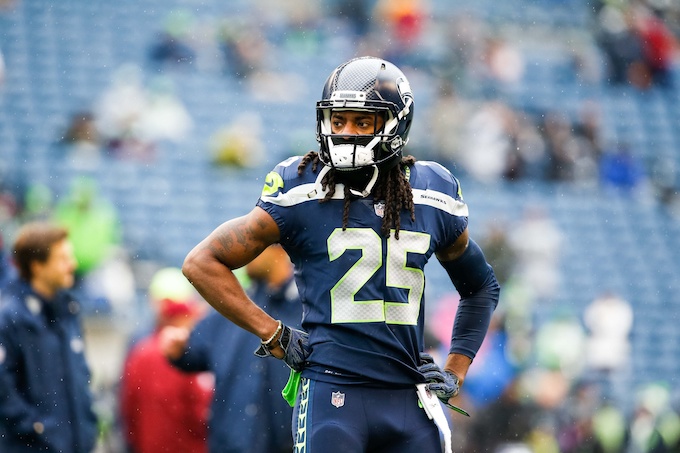 Richard sherman hot sale jersey seahawks