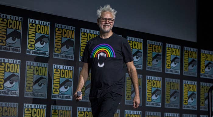 James Gunn attends ComicCon
