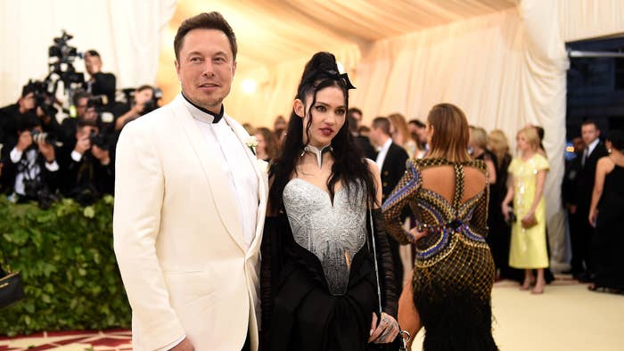 Grimes and Elon Musk