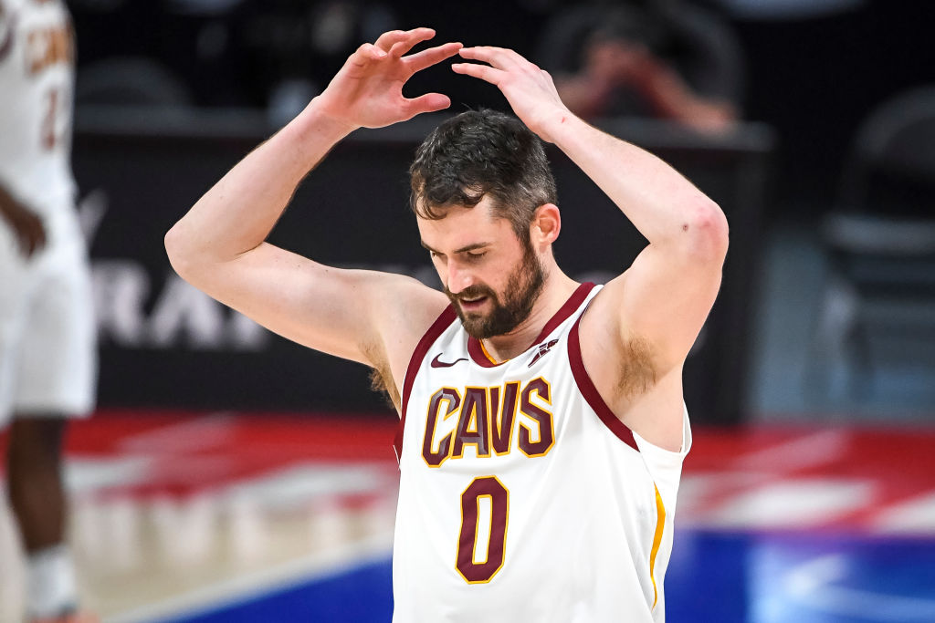 Kevin Love Cavaliers Pistons 2021