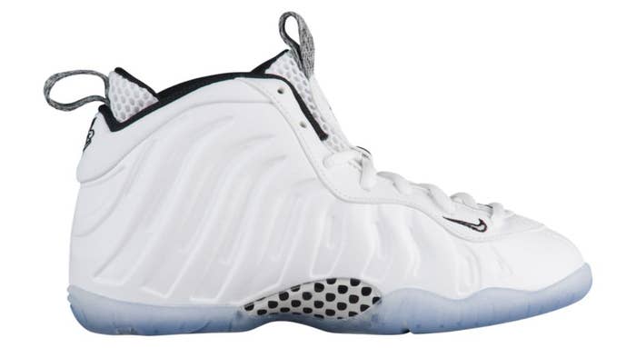 Nike Little Posite One White/Black (Lateral)