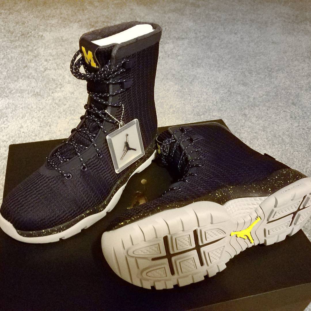 Michigan Has Custom Air Jordan Boots for the Winter Complex