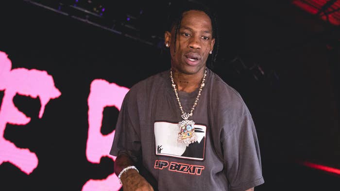 Travis Scott performs onstage during the Bootsy Bellows x Sports Illustrated Circuit Series.