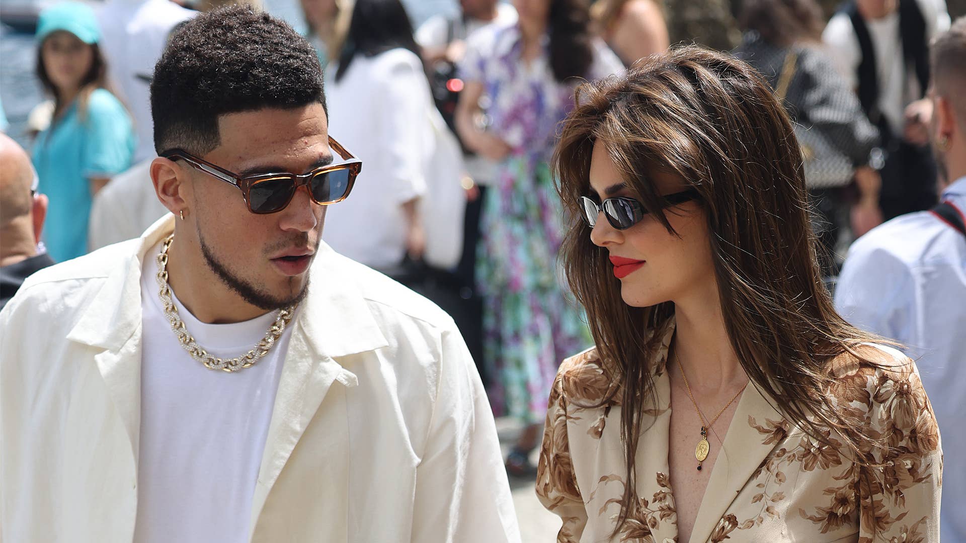 Kendall Jenner and Devin Booker are pictured together