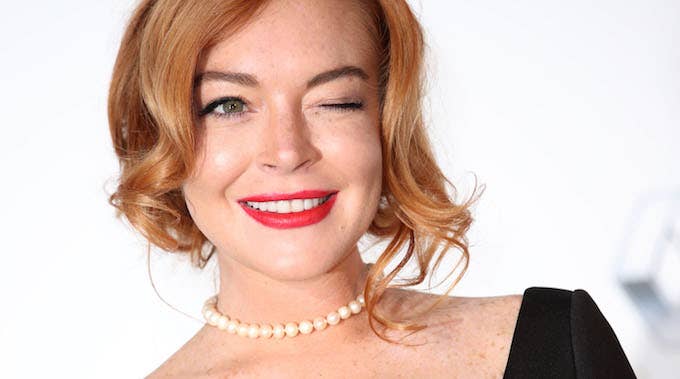 This is a picture of Lindsay Lohan.