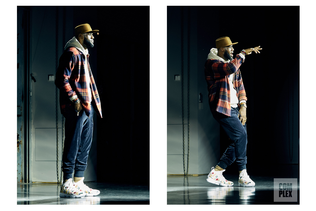 LeBron James walking Kith&#x27;s show