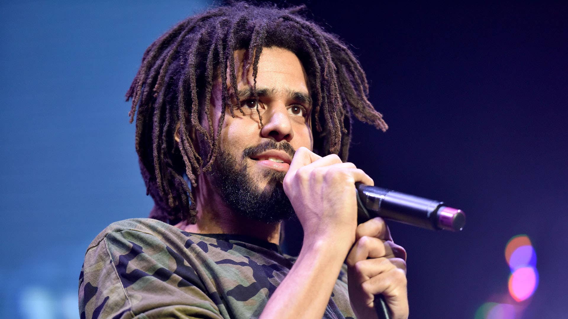 J Cole performs onstage during the Real 92.3 Real Show.