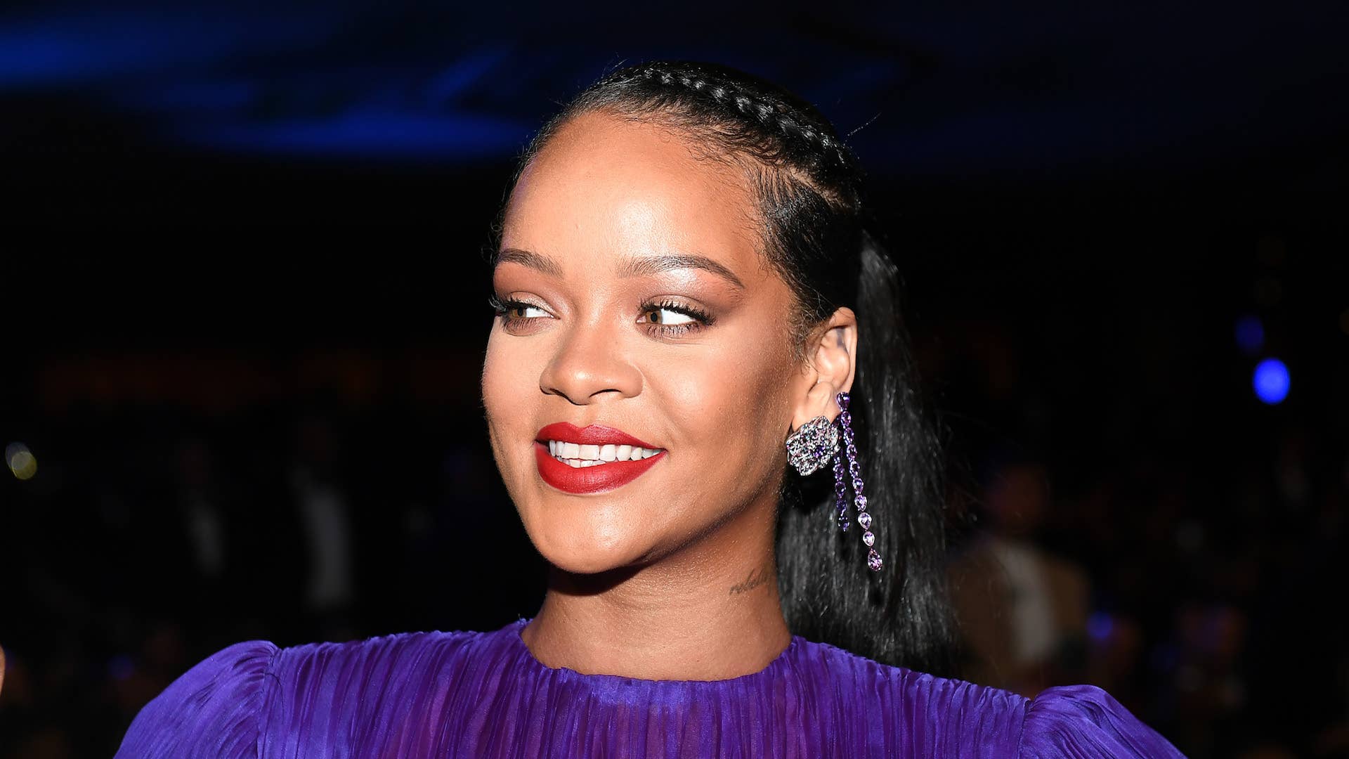 Rihanna attends the 51st NAACP Image Awards.
