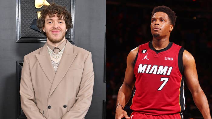 Jack Harlow at the Grammys, Kyle Lowry of the Miami Heat during a game against the New York Knicks