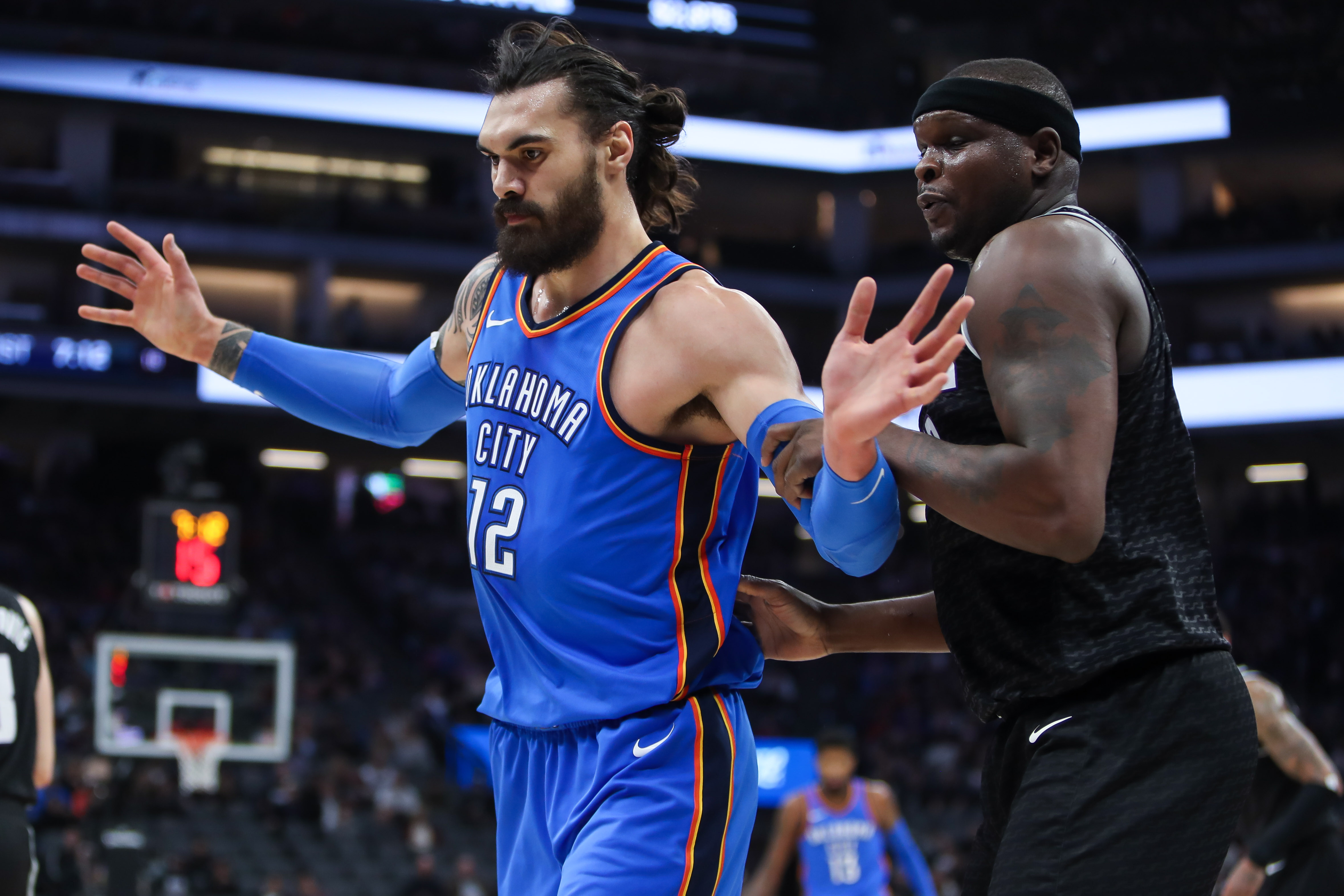 Steven Adams Zach Randolph Kings Thunder 2018