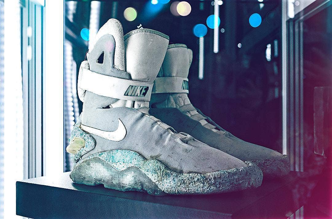 projektor Tåget pilfer Original Marty McFly Movie-Worn Nike Mags to be Auctioned Off | Complex