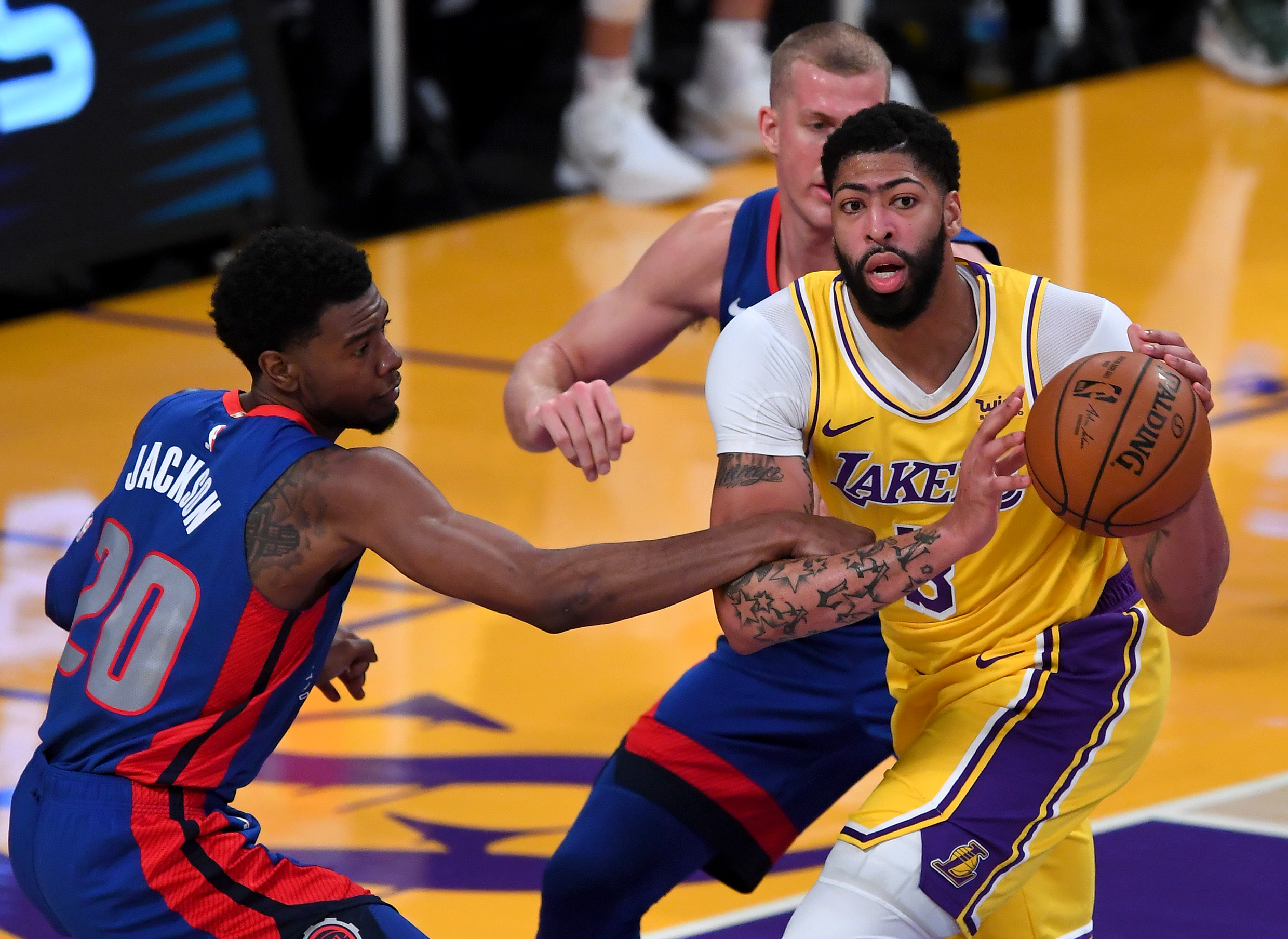 Anthony Davis Pistons Lakers LA 2021