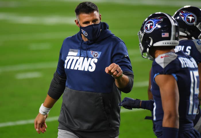 Mike Vrabel Titans Colts Tennessee 2020