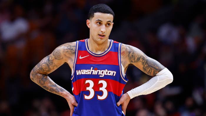 Kyle Kuzma during an NBA game.