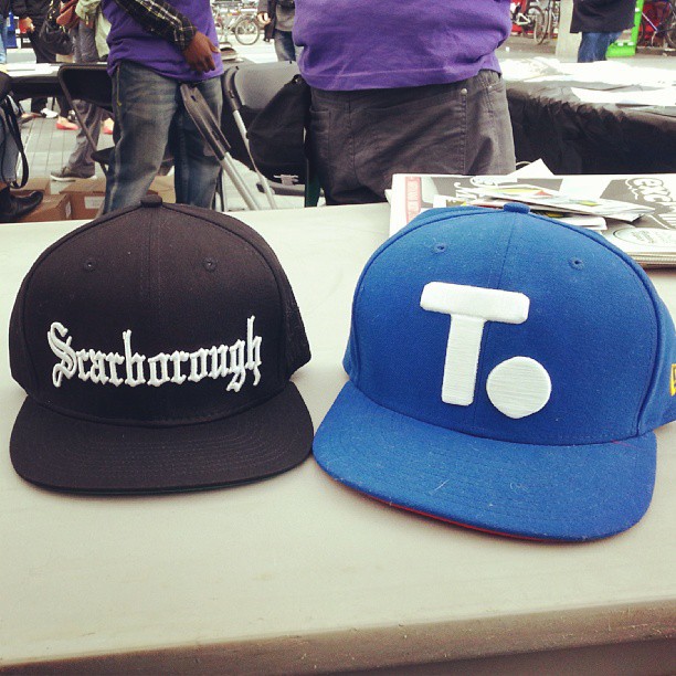 Scarborough and T Dot hats at MNFSTO