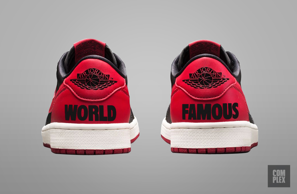 Jordan 1 Low Supreme Photoshop