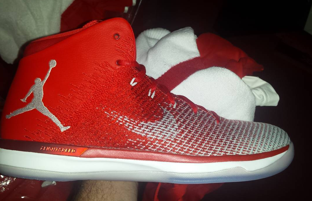 Jordan 31 hot sale red and white