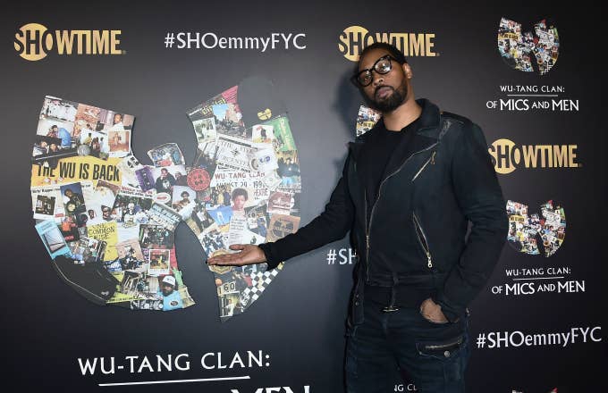 RZA aka Bobby Digital attends a "Wu Tang Clan: Of Mics and Men"