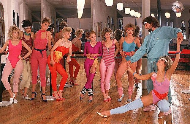 History Daily  Aerobic outfits, 80s workout outfit, Fashion
